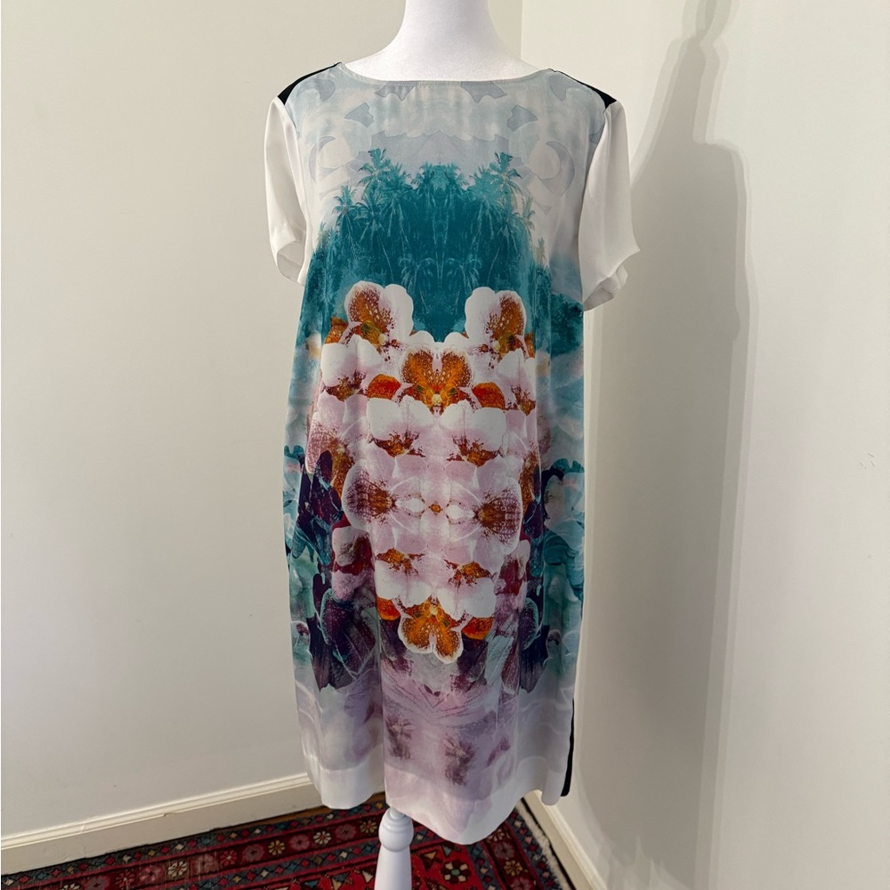 DKNY Silk shift dress GUC Size 14